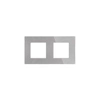 ELEMENT ДВОЕН  ДЕКОРАТИВЕН СТЪКЛЕН ПАНЕЛ, СИВ