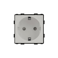 ELEMENT Schuko контакт 16A, сив