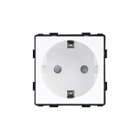 ELEMENT Schuko контакт 16A, бял