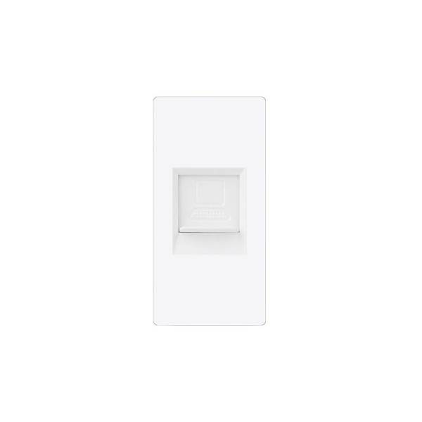 ELEMENT Компютърен контакт RJ45 CAT.5e (1/2 модул), бял