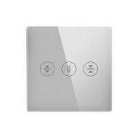 ELEMENT СТЪКЛЕН МАЛЪК ПАНЕЛ ЩОРИ, СИВ