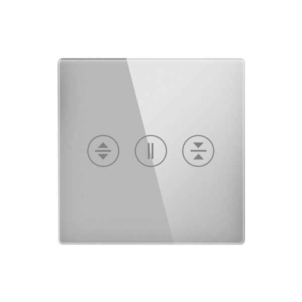 ELEMENT СТЪКЛЕН МАЛЪК ПАНЕЛ ЩОРИ, СИВ
