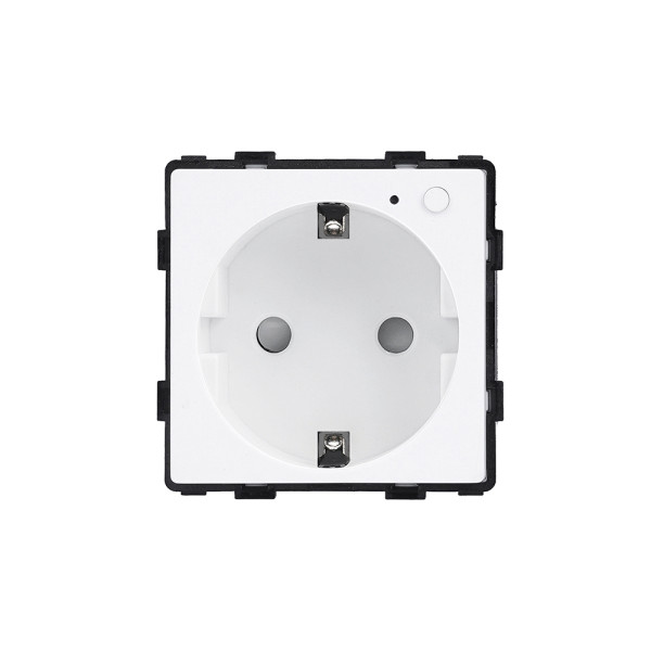 ELEMENT Zigbee Schuko контакт 16A, с мониторинг на консумацията, бял