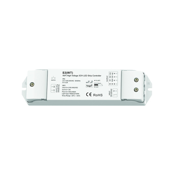 S3(WT) 3 КАНАЛЕН TUYA&RF КОНТРОЛЕР