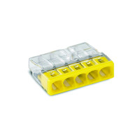 WAGO 2273 КЛЕМА ЗА 5 ТВЪРДИ ПРОВОДНИКА 0,5-2,5 MM2