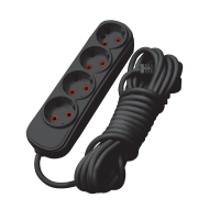 РАЗКЛОНИТЕЛ ЧЕТВОРЕН 2M H05VV- F 3G1.5MM2, ЧЕРЕН