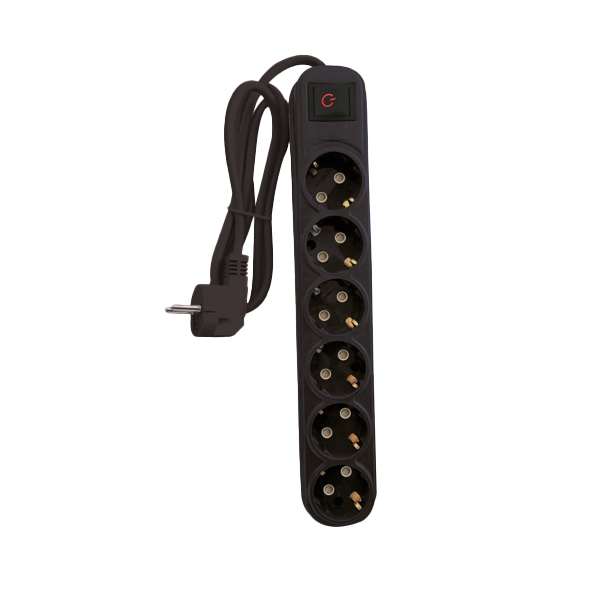 РАЗКЛОНИТЕЛ ШЕСТОРЕН 5M H05VV- F 3G1.5MM2, ЧЕРЕН