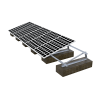 МОНТАЖНА КОНСТРУКЦИЯ ЗА ЗЕМЯ И РАВЕН ПОКРИВ 5kW
