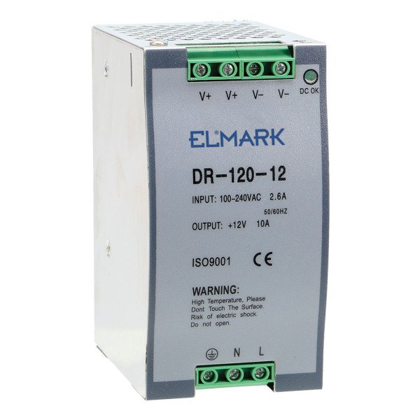 DR-120-12 ТОКОЗАХРАНВАЩО УСТРОЙСТВО 12V ИЗХ. НАПРЕЖЕНИЕ 120W