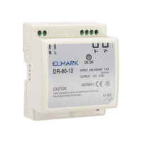 DR-60-12 ТОКОЗАХРАНВАЩО УСТРОЙСТВО 12V ИЗХ. НАПРЕЖЕНИЕ 60W