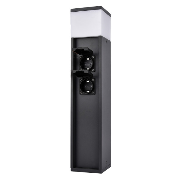 EL-2650 В. СТЪЛБ С КОНТАКТИ ШУКО 2Х16А+1ХЕ27, IP54