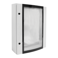 МЕТАЛНО ТАБЛО ELOX 50/40/15 ЗАКАЛЕНО СТЪКЛО, IP55