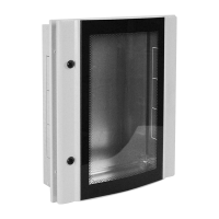 МЕТАЛНО ТАБЛО ВГРАДЕН МОНТАЖ ELOX 50/40/10 ЗАКАЛЕНО СТЪКЛО, IP55