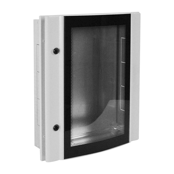 МЕТАЛНО ТАБЛО ВГРАДЕН МОНТАЖ ELOX 65/45/10 ЗАКАЛЕНО СТЪКЛО, IP55