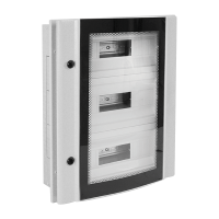 МЕТАЛНО ТАБЛО ВГРАДЕН МОНТАЖ ELOX 45 МОДУЛА ЗАКАЛЕНО СТЪКЛО, IP55