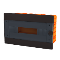 АПАРТАМЕНТНА КУТИЯ СКРИТ МОНТАЖ ТАП 16 (1X16), ЧЕРЕН