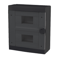 АПАРТАМЕНТНА КУТИЯ ОТКРИТ МОНТАЖ ТАП 16 (2X8), ЧЕРЕН