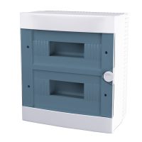 АПАРТАМЕНТНА КУТИЯ ОТКРИТ МОНТАЖ 24 (2X12), БЯЛ