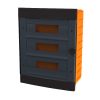 АПАРТАМЕНТНА КУТИЯ СКРИТ МОНТАЖ ТАП 36 (3X12), ЧЕРЕН