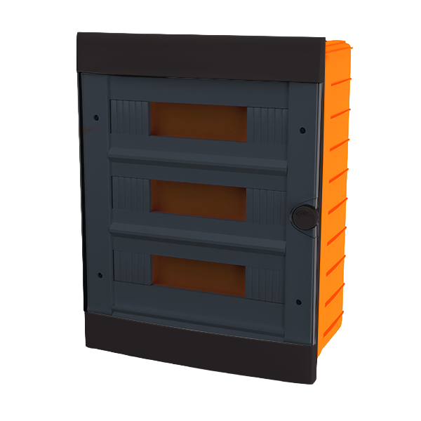 АПАРТАМЕНТНА КУТИЯ СКРИТ МОНТАЖ ТАП 36 (3X12), ЧЕРЕН