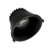 EL-DL6819 LED луна 12W 230V 3CCT черна IP65