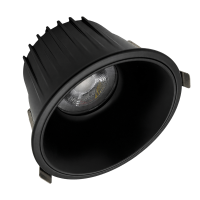 EL-DL6819 LED луна 24W 230V 3CCT черна IP65
