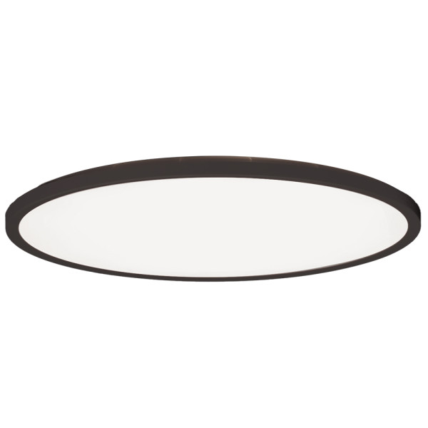 EL-24RCCTBL КРЪГЛА LED ПЛАФОНИЕРА 24W CCT Ф420,ЧЕРЕН