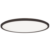 EL-32RCCTBL КРЪГЛА LED ПЛАФОНИЕРА 32W CCT Ф500,ЧЕРЕН