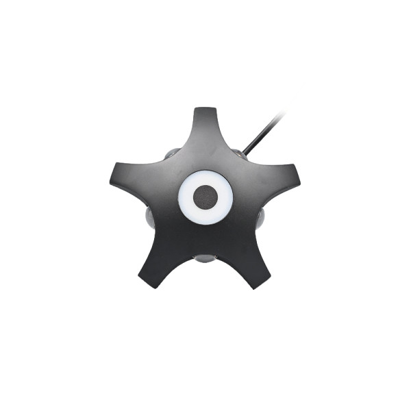 GRF355 АПЛИК ЗА СТЕНА 5X1W+2W 3000K IP54, ЧЕРЕН