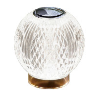 DIAMOND LED TABLE LAMP 2W 3000K DIMMABLE, GOLD