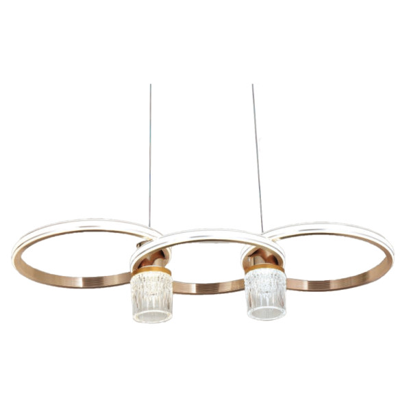 ELZA LED PENDANT 40W CCT, GOLD