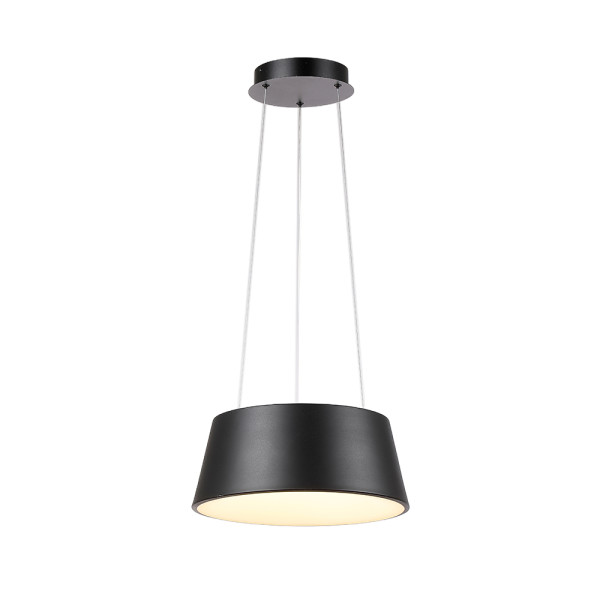 LED пендел EMILY 34W 3CCT с дистанционно, димируем, черен