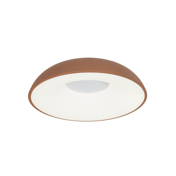 LED плафон IVY 22W 3CCT с дистанционно, димируем, кафяв