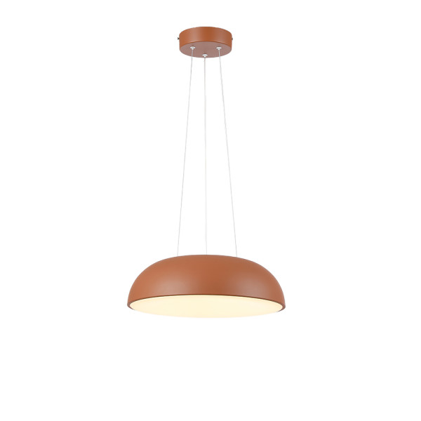 LED пендел IVY 22W 3CCT с дистанционно, димируем, кафяв