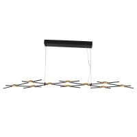 MODULAR LED PENDANT 24W 3000K, BLACK+GOLD