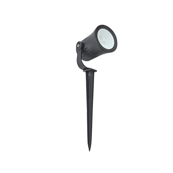 GRF56 ГРАДИНСКИ ОСВЕТИТЕЛ 5W 3000K 60° IP65,ЧЕРЕН