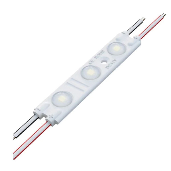 3LED МОДУЛ С ОПТИЧНА ЛЕЩА 12V 1.5W 4000K 240LM