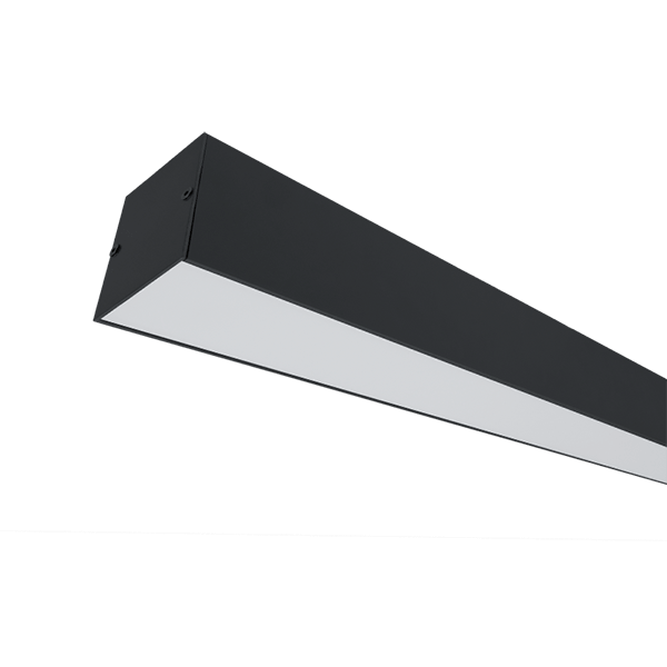 LED ПРОФИЛ ЗА ОТКРИТ МОНТАЖ S48 20W 4000K ЧЕРЕН