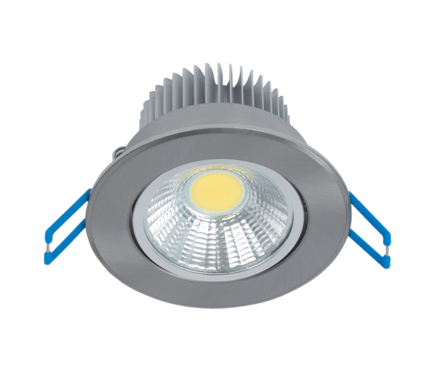 LED ЛУНА LSLCOB SPOTLIGHT 7W 4000K-4300K 230V САТЕН НИКЕЛ