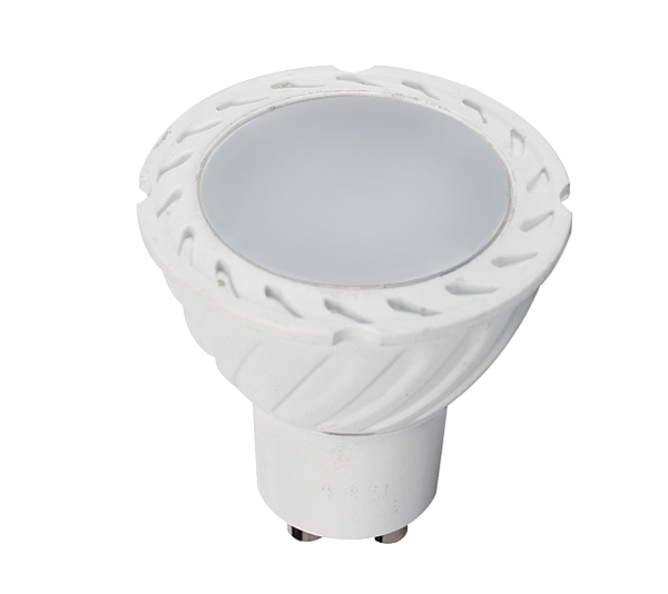 LED ЛАМПА SMD2835 6W 160° GU10 230V БЯЛ