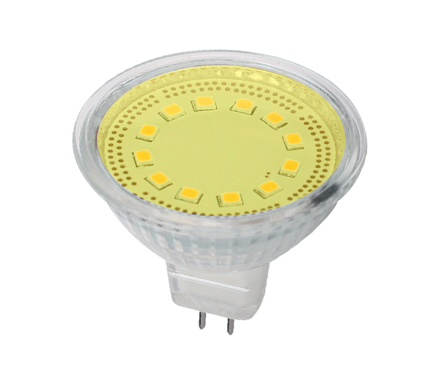 LED20 MR16-ЖЪЛТО,1.5W,12V